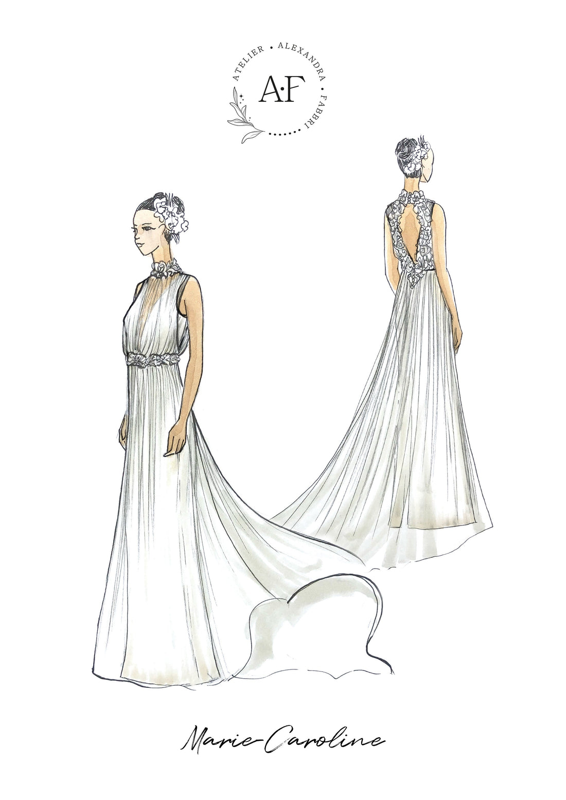 Mariée de l'Atelier : Marie-Caroline