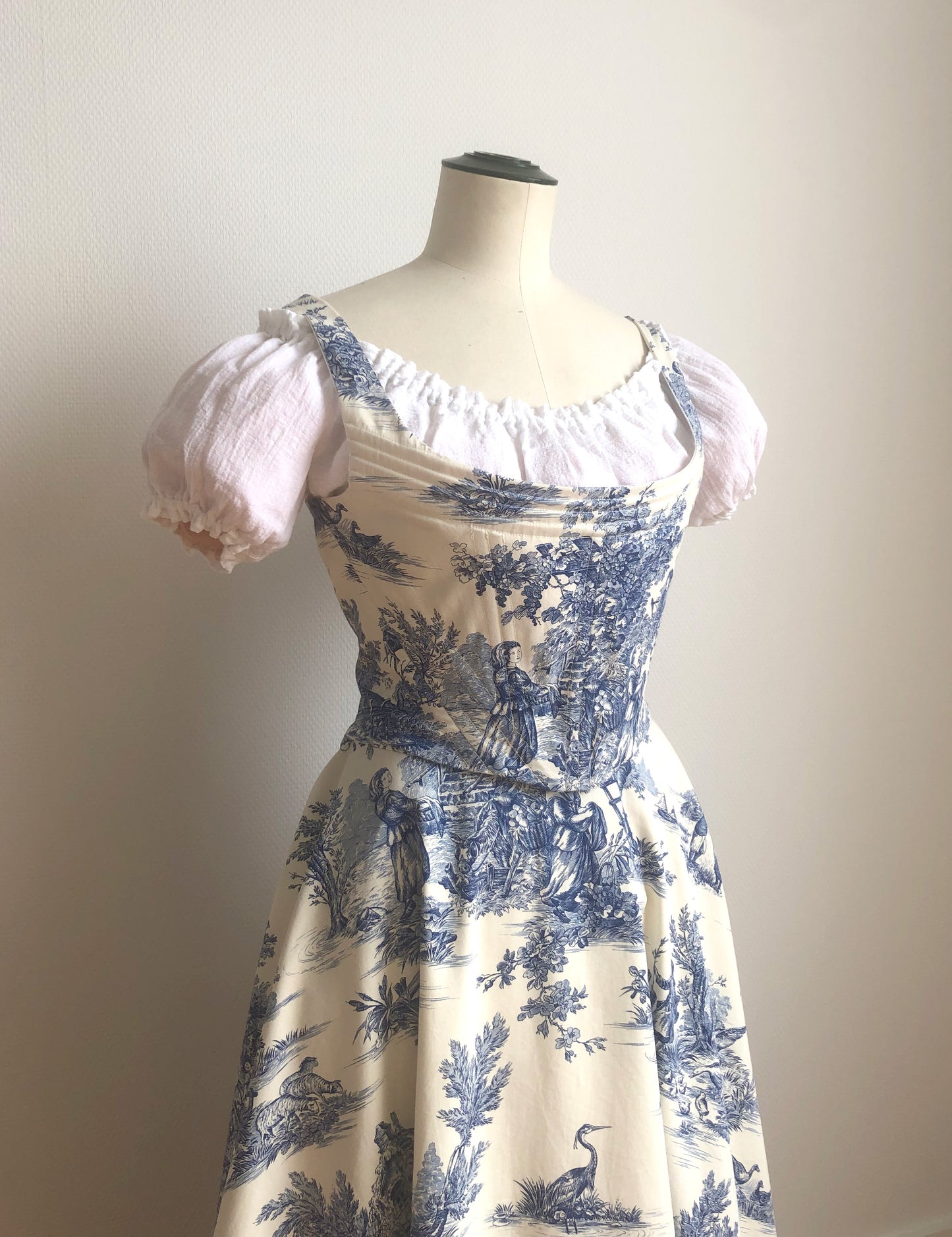 Bustier "Pastorale Bleue" Taille 40