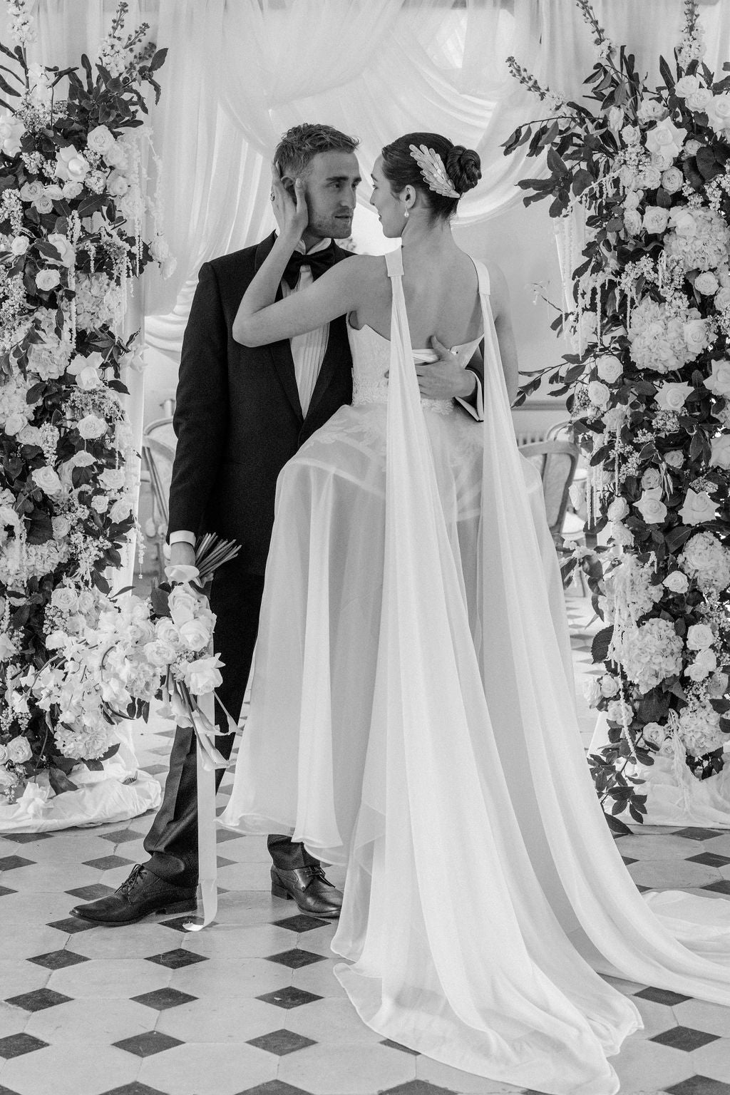 Robe de mariée sur-mesure "Plume"