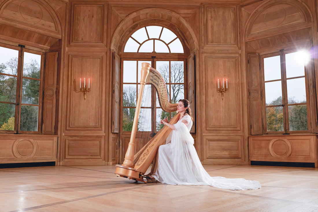 Harpe et robes en harmonie