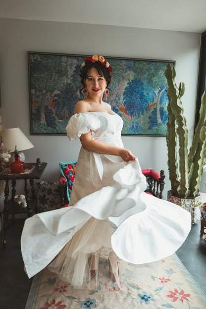 Robe de mariée sur-mesure "Frida"