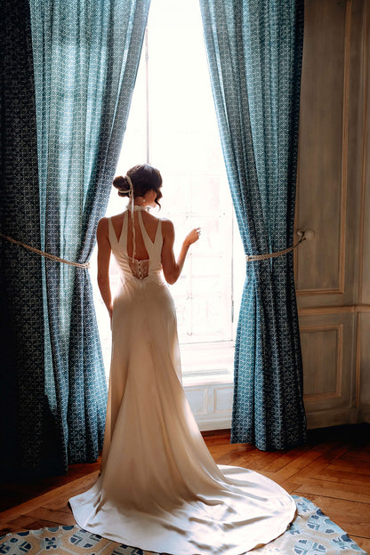 Robe de mariée sur-mesure "Paradis"