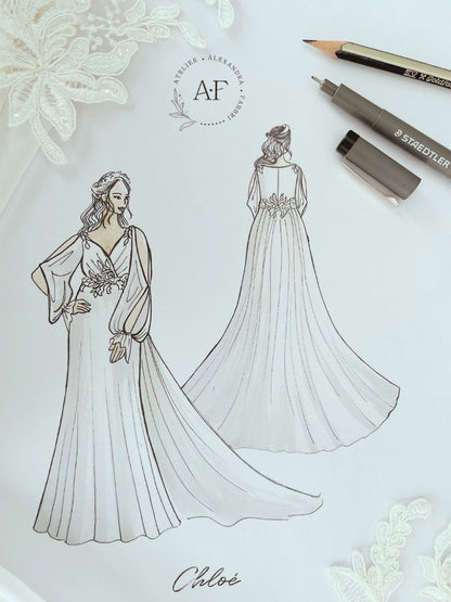 Mariée de l'Atelier : Chloé