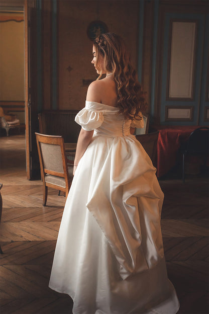 Robe de mariée sur-mesure "Aurore"